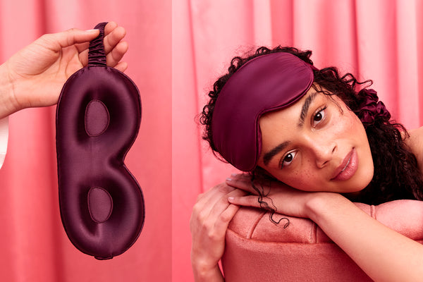 Crimson Contour Sleep Mask