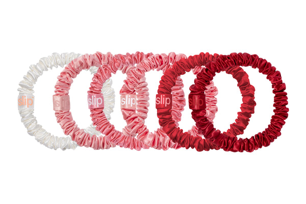 Strawberry Sundae Skinny Scrunchies