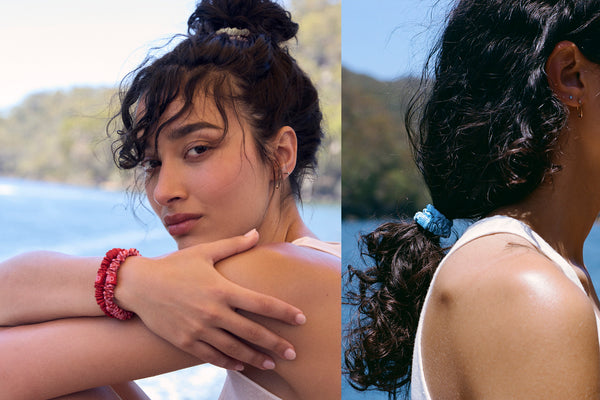 High Tide Skinny Scrunchies with Complimentary Pouch